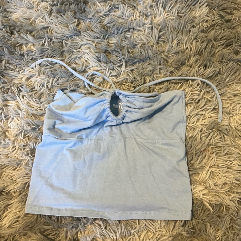 Hollister Gray Sleeveless Crop Camisole
